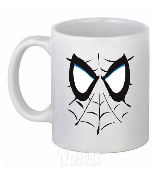 Ceramic mug SPIDERMAN Mask White фото