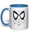 Чашка с цветной ручкой SPIDERMAN Mask Ярко-синий фото