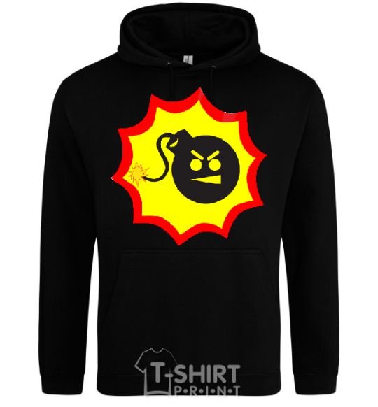 Men`s hoodie BOMB Angry black фото