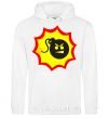 Men`s hoodie BOMB Angry White фото