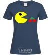 Women's T-shirt Pacman arcade navy-blue фото