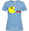Женская футболка Pacman arcade Голубой фото