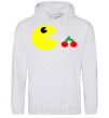 Men`s hoodie Pacman arcade sport-grey фото