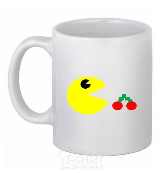 Ceramic mug Pacman arcade White фото