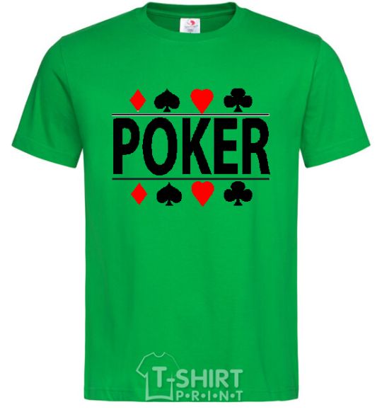 Мужская футболка POKER Game Зеленый фото