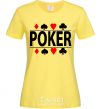 Women's T-shirt POKER Game cornsilk фото