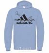 Men`s hoodie ADIDANIK sky-blue фото