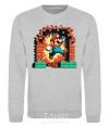 Sweatshirt Super Mario blocks sport-grey фото