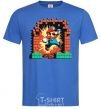 Men's T-Shirt Super Mario blocks royal-blue фото