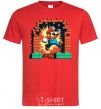 Men's T-Shirt Super Mario blocks red фото