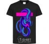 Kids T-shirt Neon kite black фото