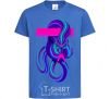 Kids T-shirt Neon kite royal-blue фото