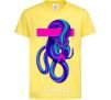 Kids T-shirt Neon kite cornsilk фото