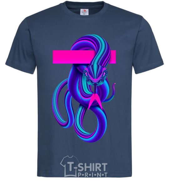 Men's T-Shirt Neon kite navy-blue фото