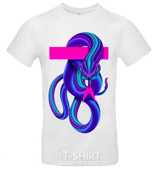 Men's T-Shirt Neon kite White фото