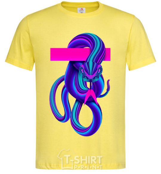 Men's T-Shirt Neon kite cornsilk фото