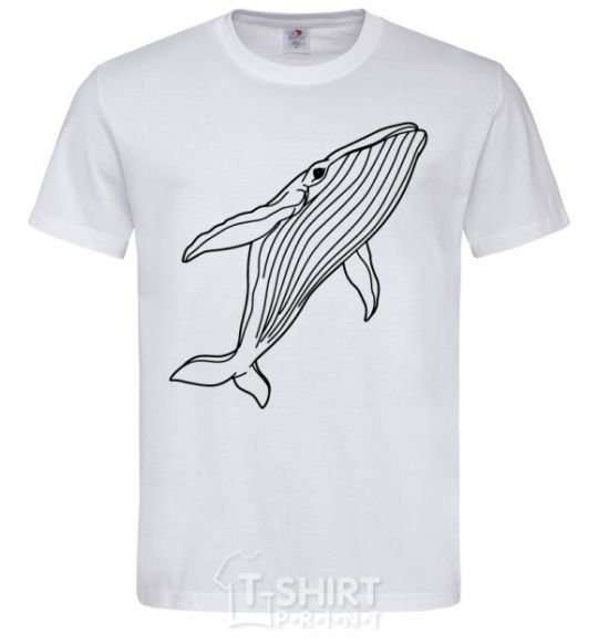 Men's T-Shirt Kit outlines White фото