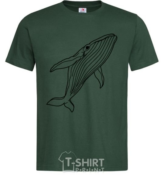 Men's T-Shirt Kit outlines bottle-green фото