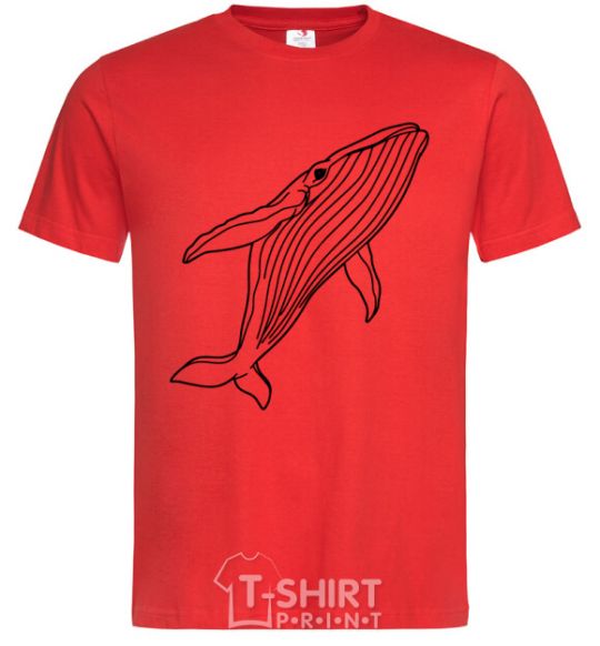 Men's T-Shirt Kit outlines red фото