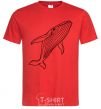 Men's T-Shirt Kit outlines red фото