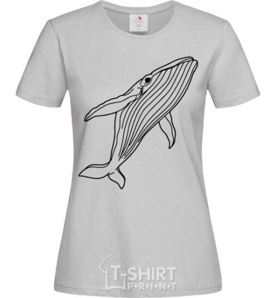 Women's T-shirt Kit outlines grey фото