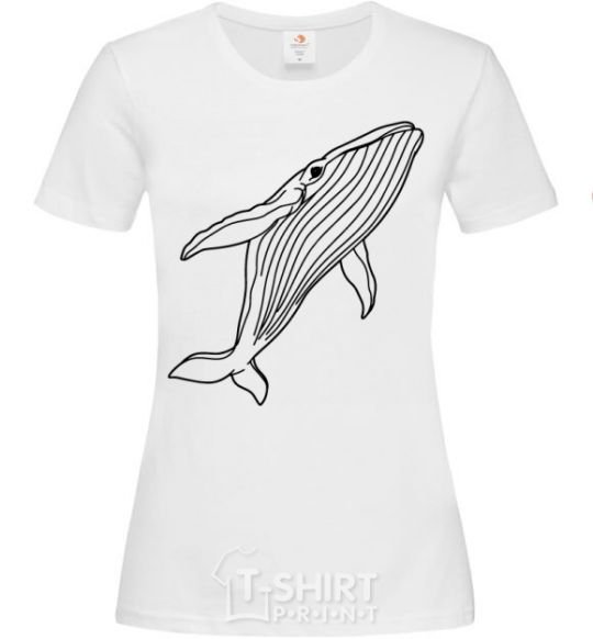 Women's T-shirt Kit outlines White фото