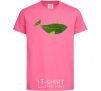 Kids T-shirt A whale of a leaf heliconia фото