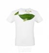 Men's T-Shirt A whale of a leaf White фото