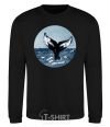 Sweatshirt Whale tail circle black фото