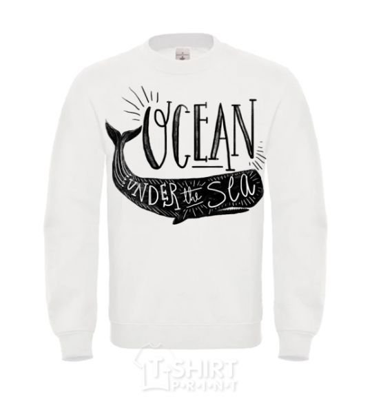 Sweatshirt Under the sea White фото