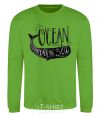 Sweatshirt Under the sea orchid-green фото