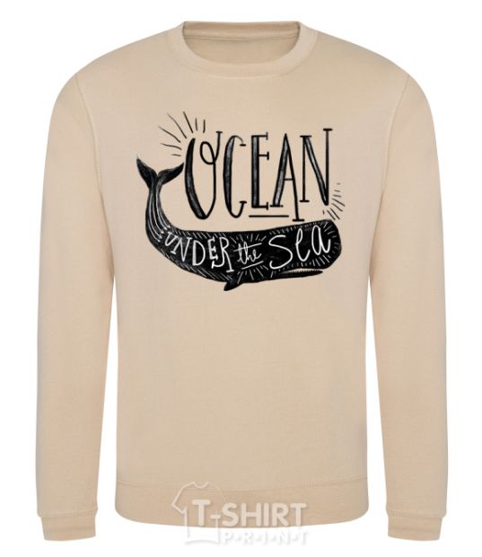 Sweatshirt Under the sea sand фото