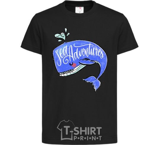 Kids T-shirt Sea adventures black фото