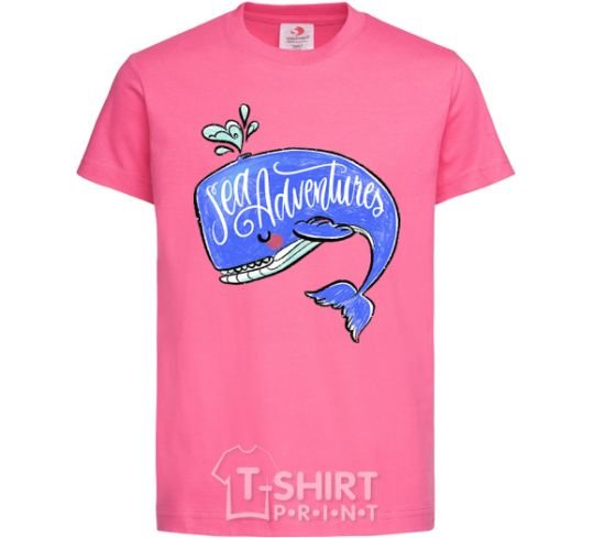 Kids T-shirt Sea adventures heliconia фото