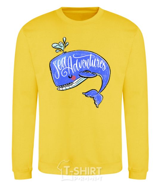 Sweatshirt Sea adventures yellow фото