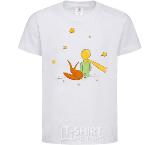 Kids T-shirt The Little Prince White фото