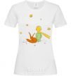 Women's T-shirt The Little Prince White фото