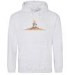 Men`s hoodie The little prince is watering a flower sport-grey фото