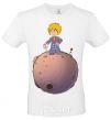 Men's T-Shirt The little prince with the sword White фото