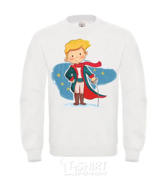 Sweatshirt Little prince red scarf White фото