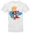 Men's T-Shirt Little prince red scarf White фото