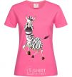 Women's T-shirt The zebra smiles heliconia фото