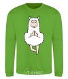 Sweatshirt Lama yoga orchid-green фото