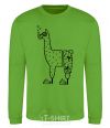 Sweatshirt Llama diver orchid-green фото