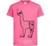 Kids T-shirt Llama diver heliconia фото