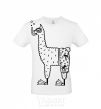 Men's T-Shirt Llama diver White фото