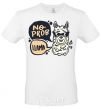 Men's T-Shirt No prob llama in glasses White фото