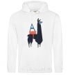 Men`s hoodie A Alpaca White фото