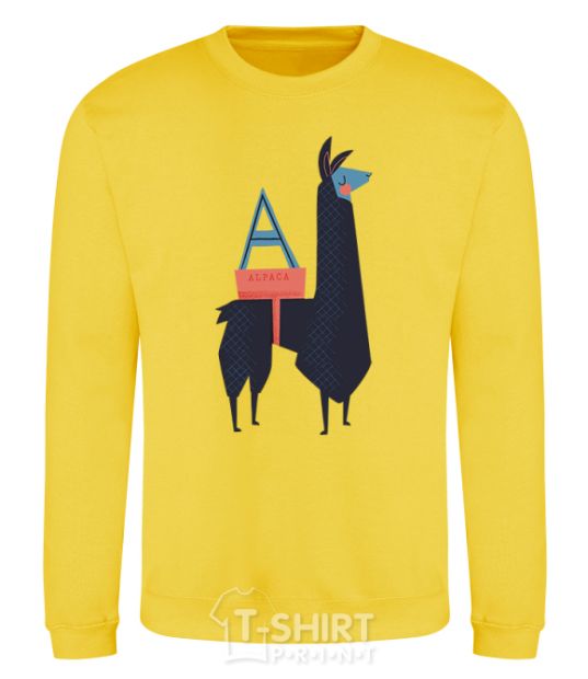 Sweatshirt A Alpaca yellow фото