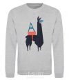 Sweatshirt A Alpaca sport-grey фото